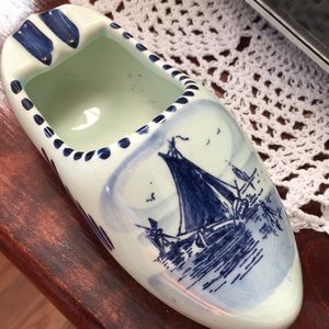 Hand blown ceramic shoe  hand made in holland🌷🌷